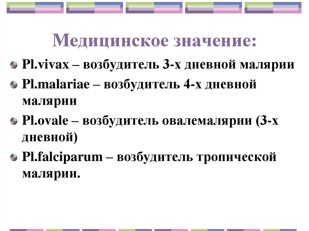 Медицинское значение: