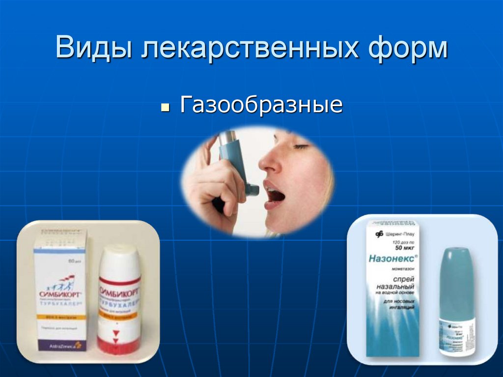 Виды лекарственных форм