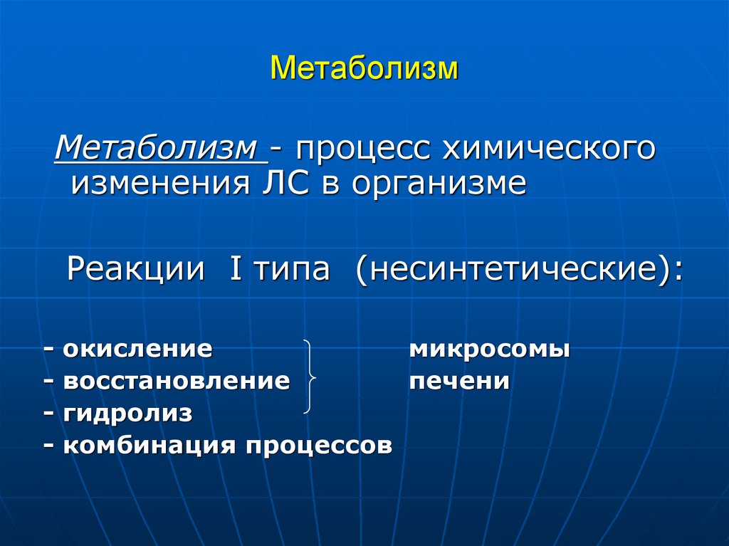 Метаболизм