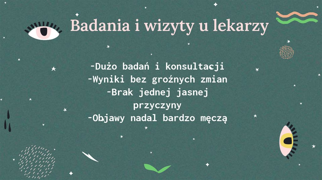 Badania i wizyty u lekarzy