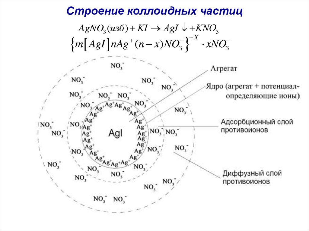Строение коллоидных частиц