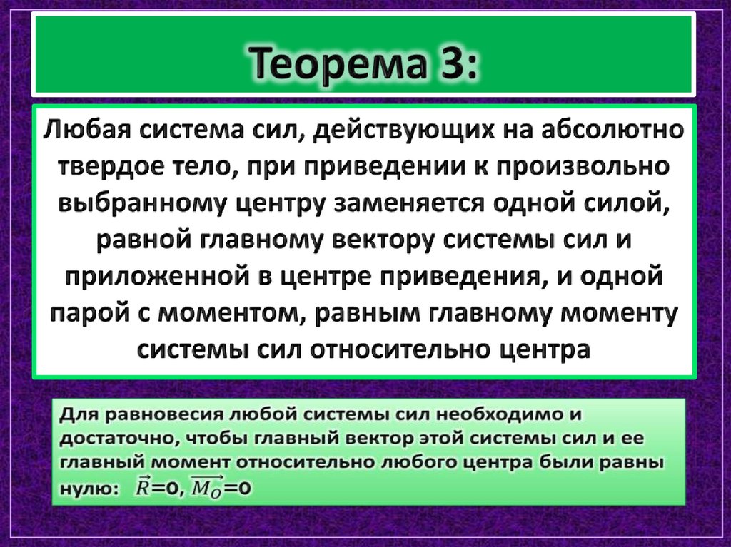 Теорема 3: