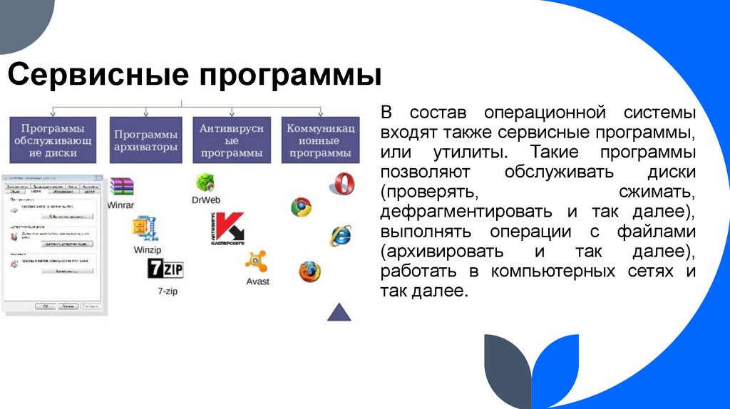 Сервисные программы