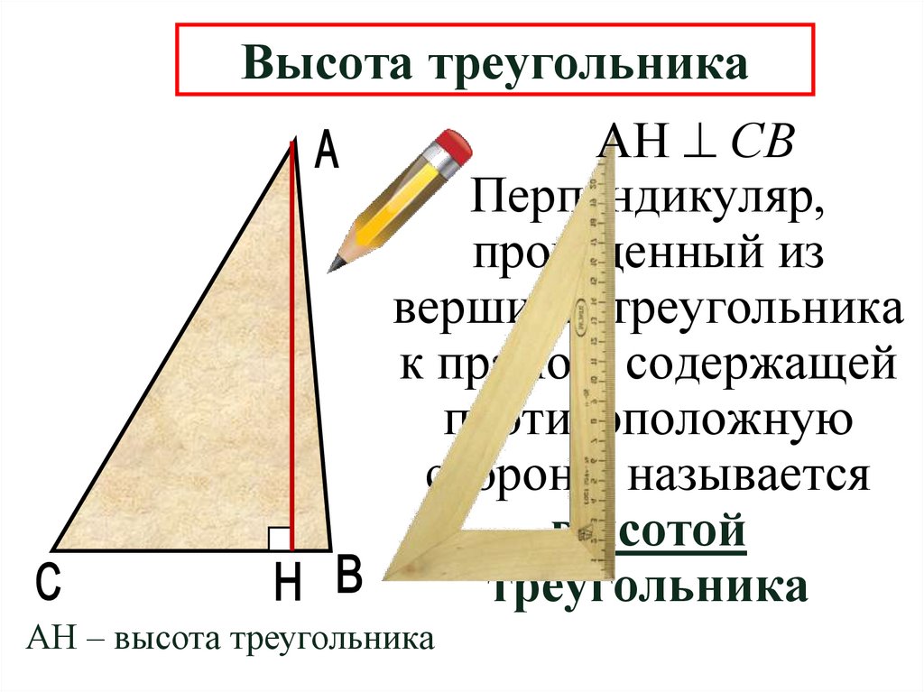 Высота треугольника