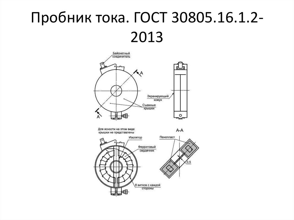 Пробник тока. ГОСТ 30805.16.1.2-2013