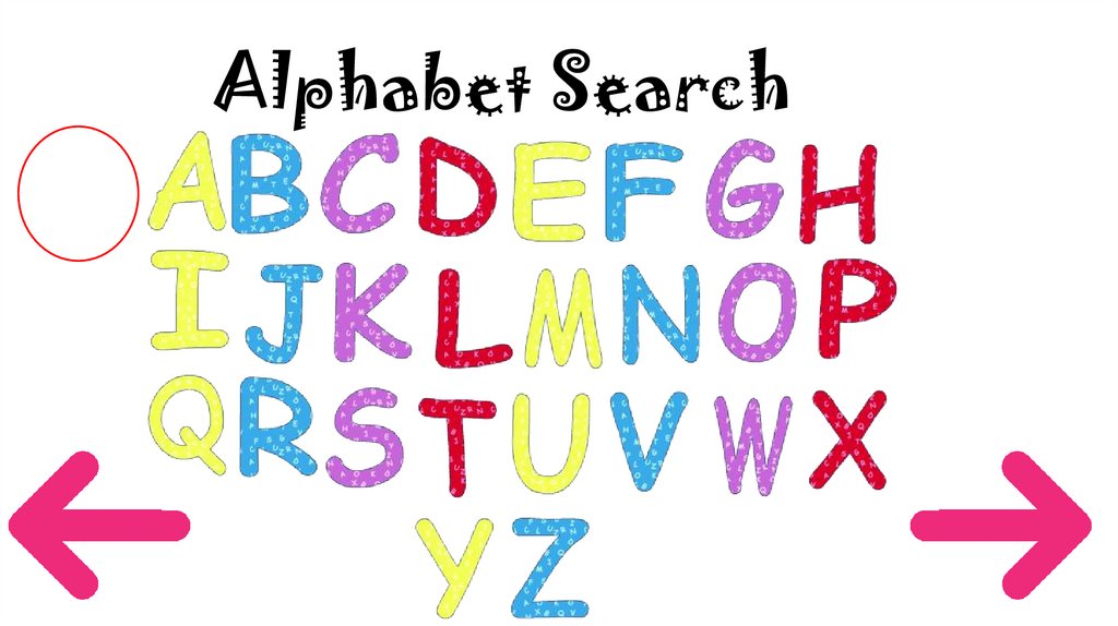 Alphabet Search
