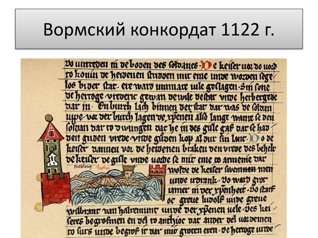 Вормский конкордат 1122 г.