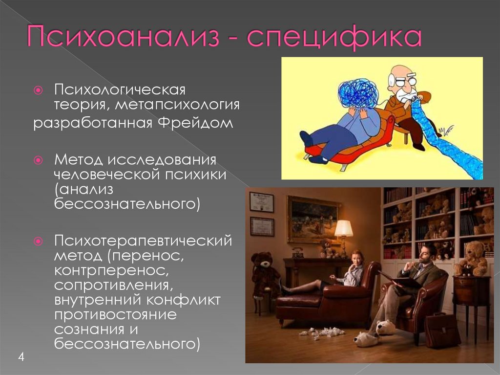 Психоанализ - специфика