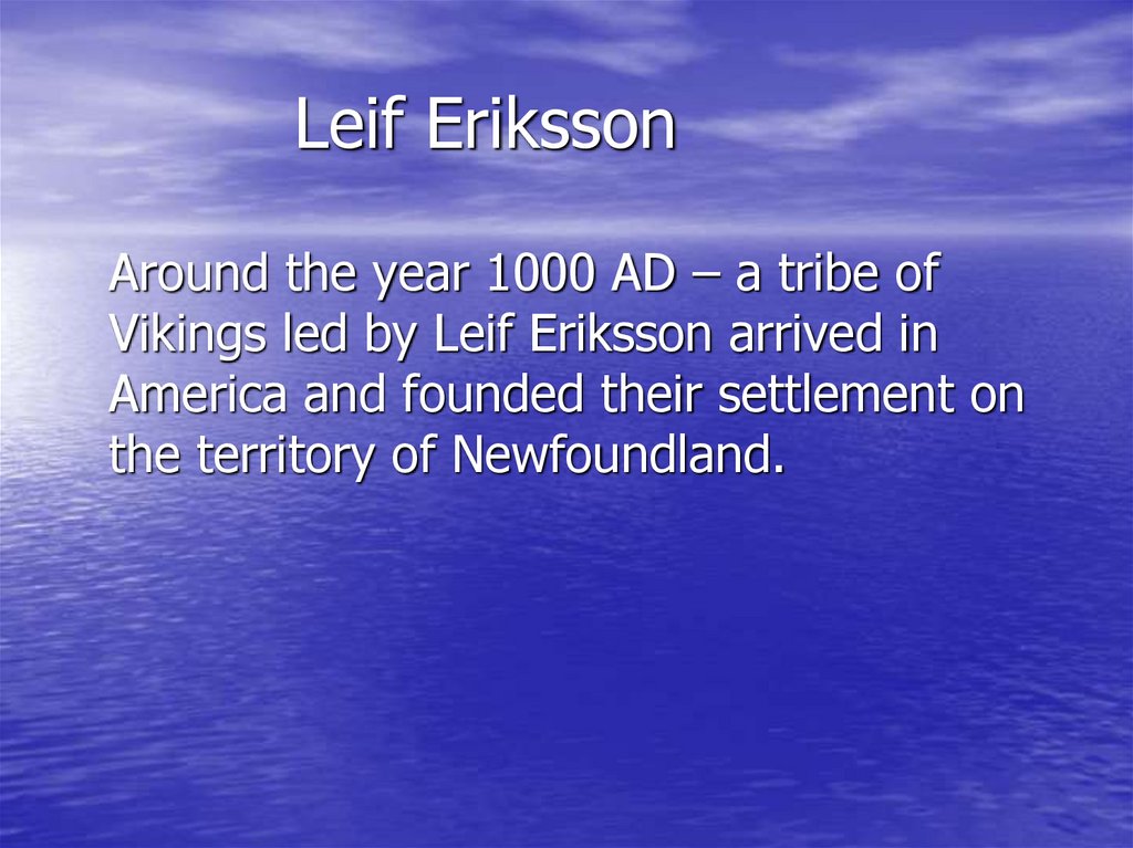 Leif Eriksson