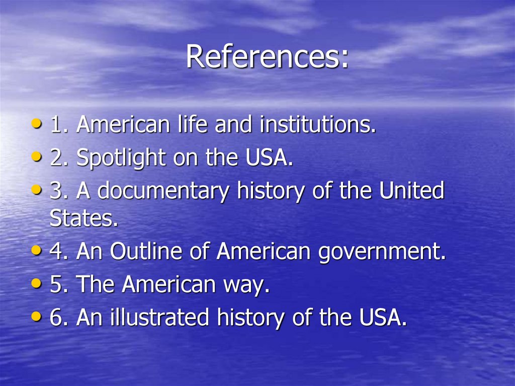 References:
