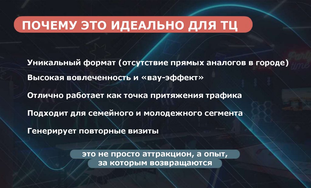 ПОЧЕМУ ЭТО ИДЕАЛЬНО ДЛЯ ТЦ