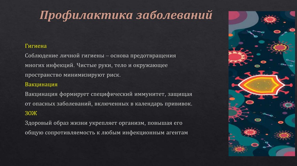 Профилактика заболеваний