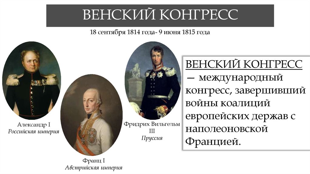 ВЕНСКИЙ КОНГРЕСС