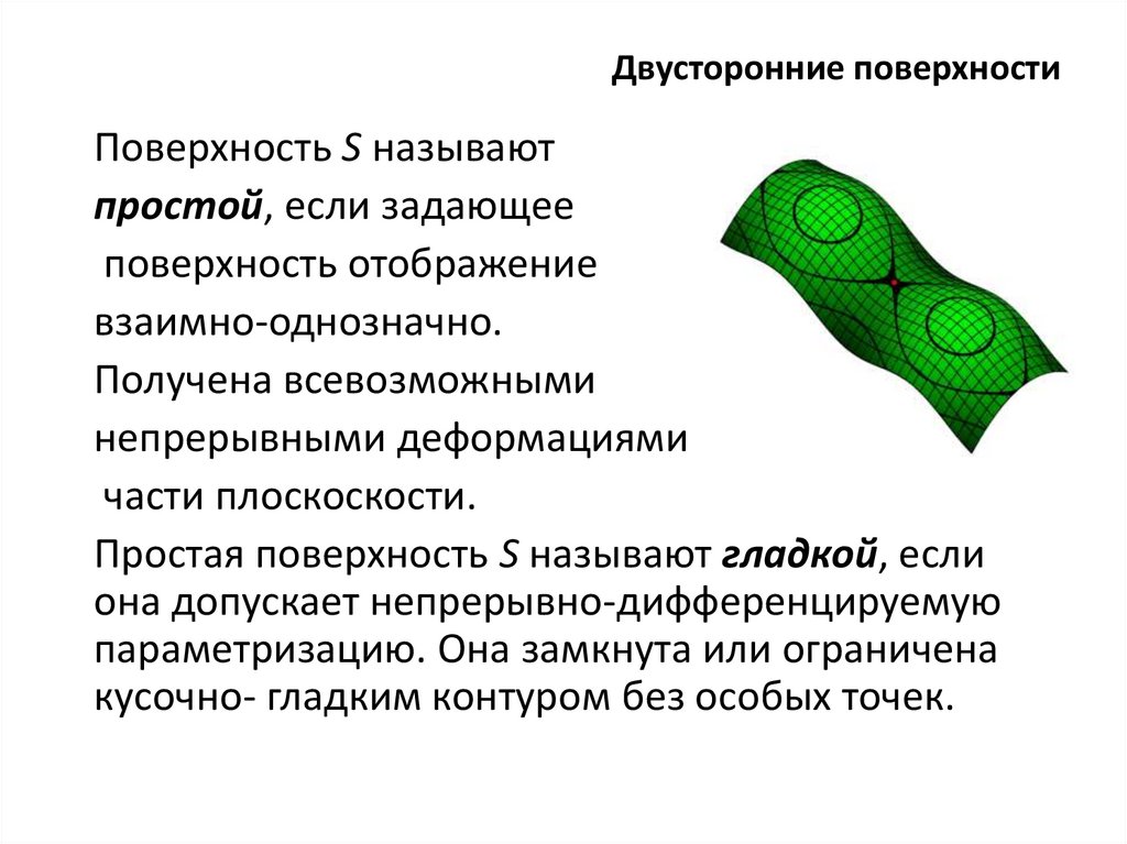 Двусторонние поверхности