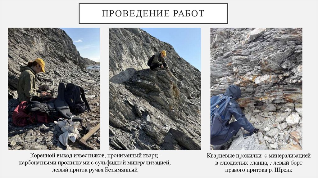 Проведение работ