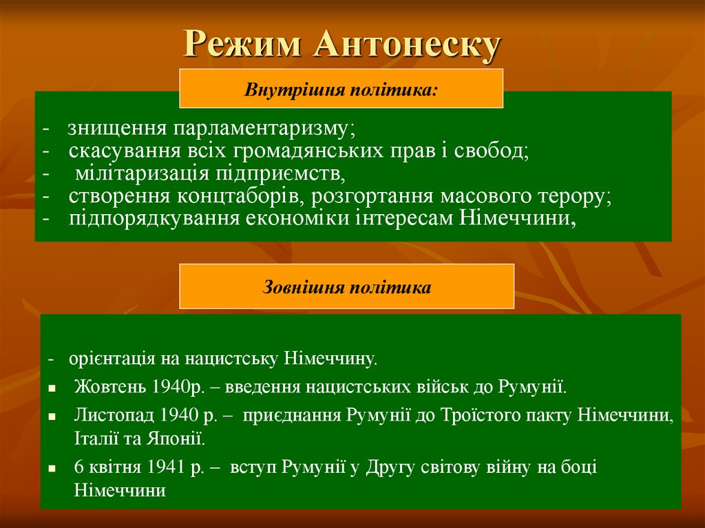 Режим Антонеску