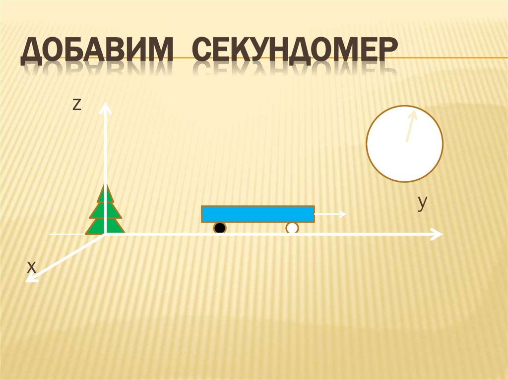 Добавим секундомер