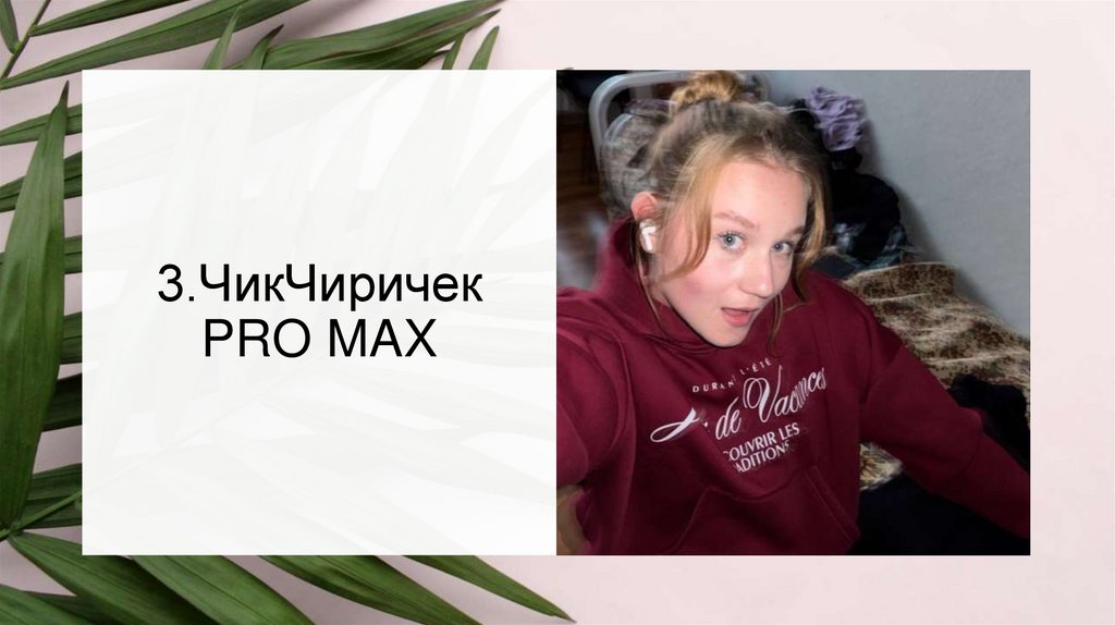 3.ЧикЧиричек PRO MAX