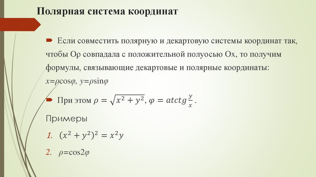 Полярная система координат