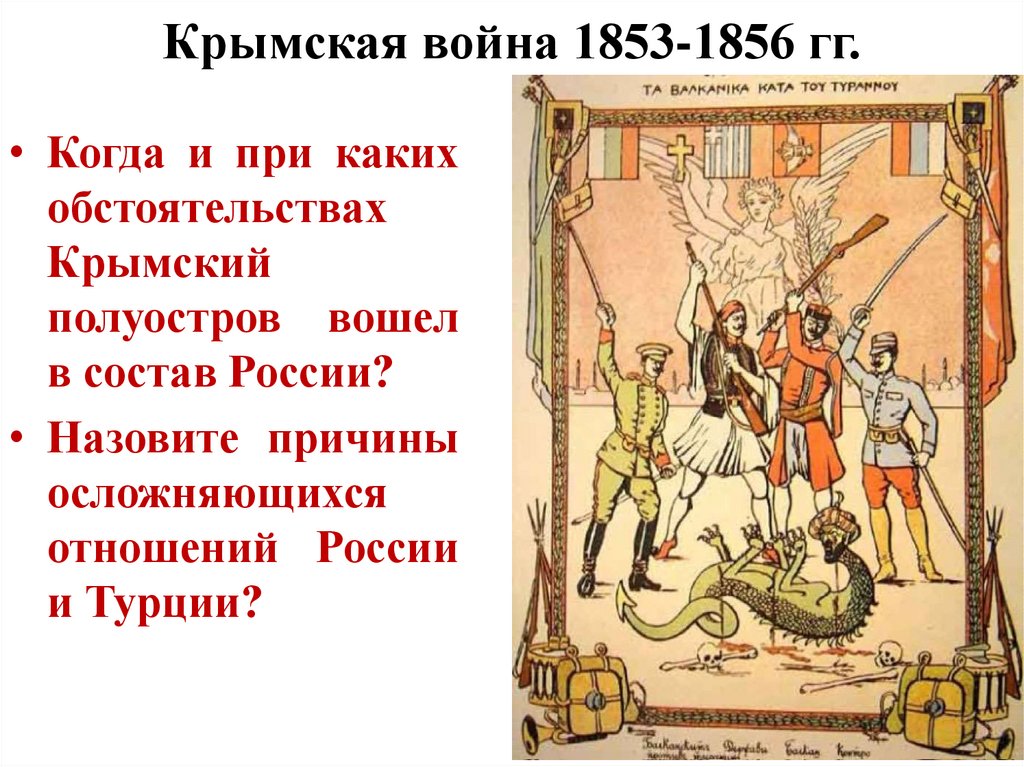 Крымская война 1853-1856 гг.