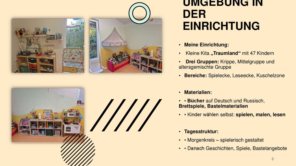 UMGEBUNG IN DER EINRICHTUNG