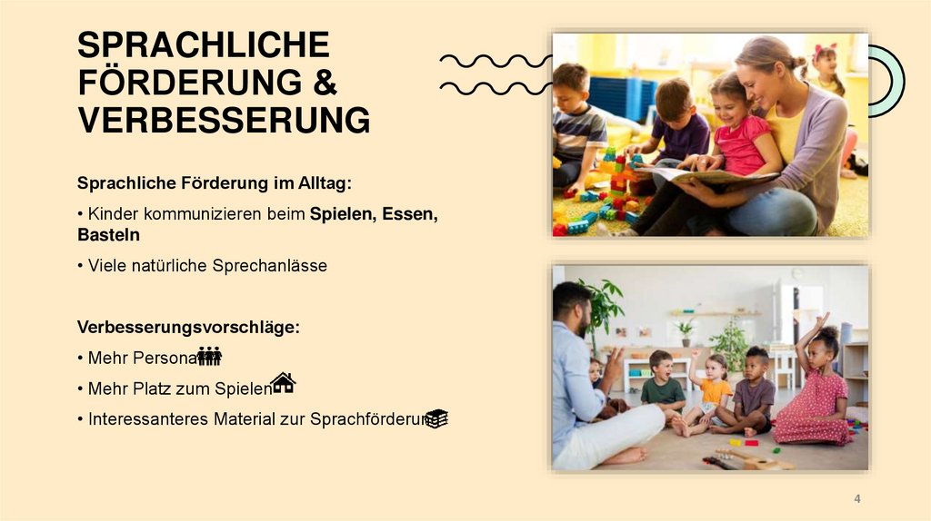 SPRACHLICHE FÖRDERUNG & VERBESSERUNG