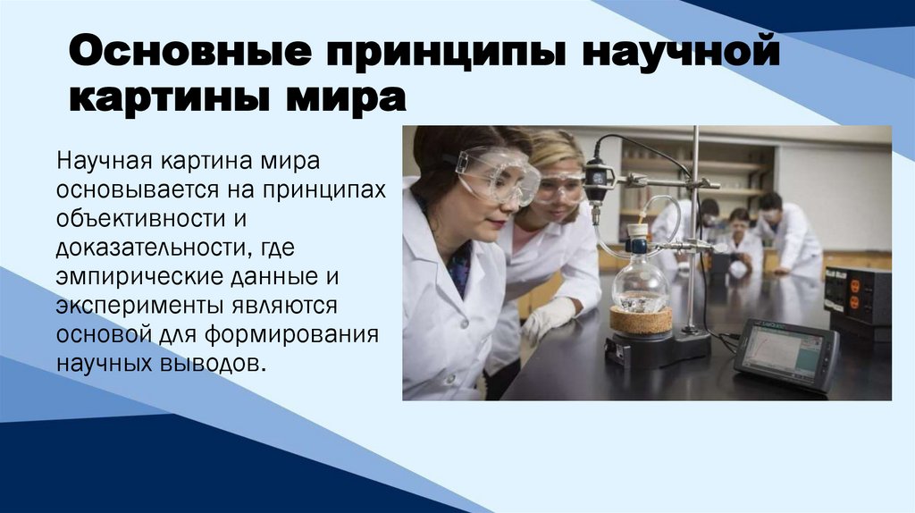 Основные принципы научной картины мира