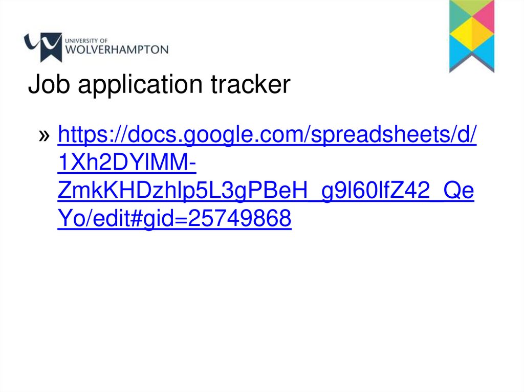 Job application tracker
