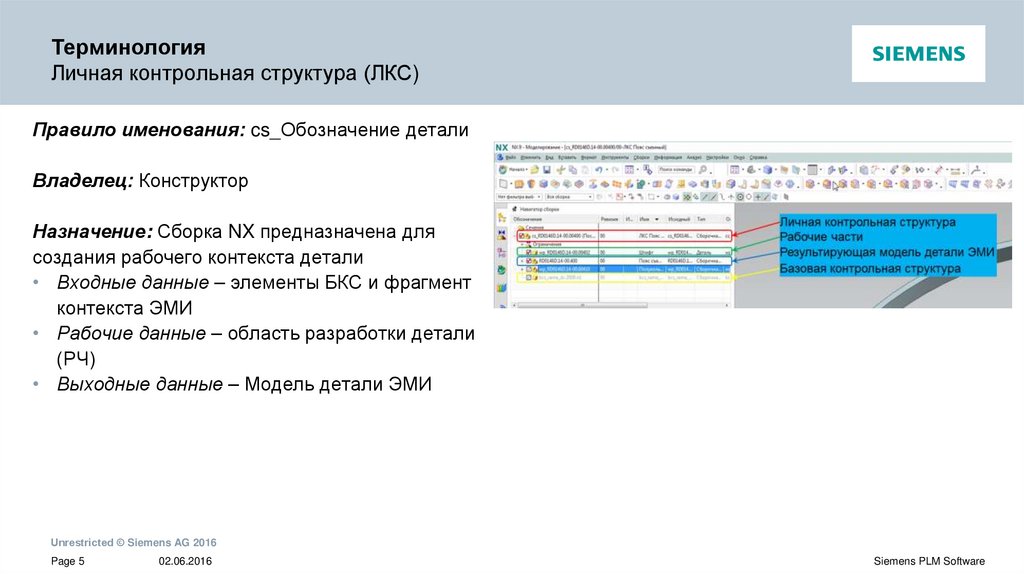 Терминология Личная контрольная структура (ЛКС)