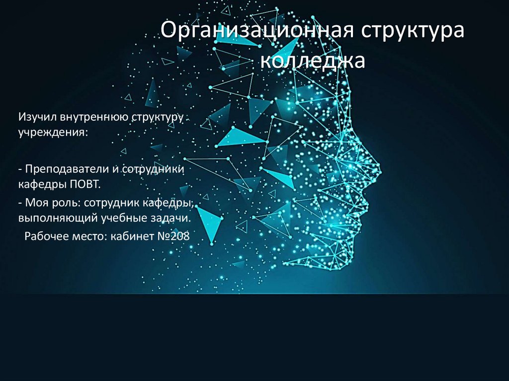 Организационная структура колледжа