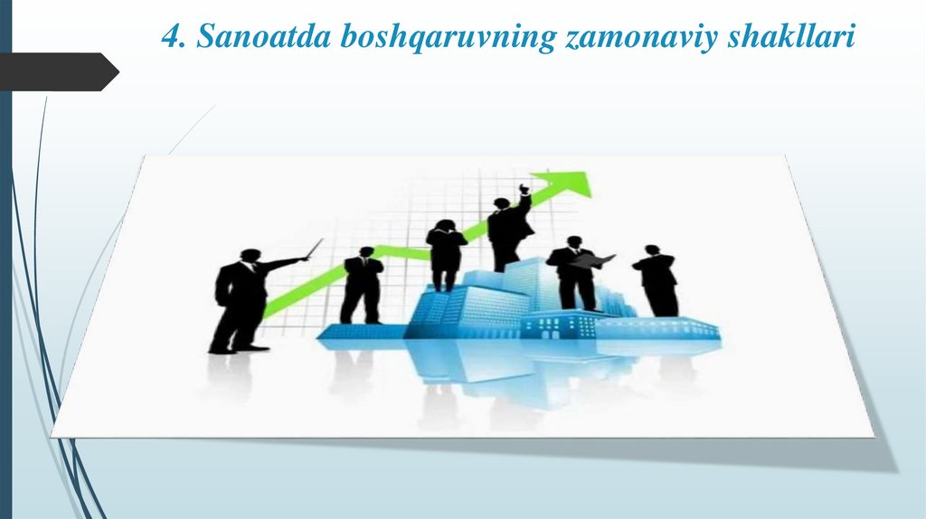 4. Sanoatda boshqaruvning zamonaviy shakllari