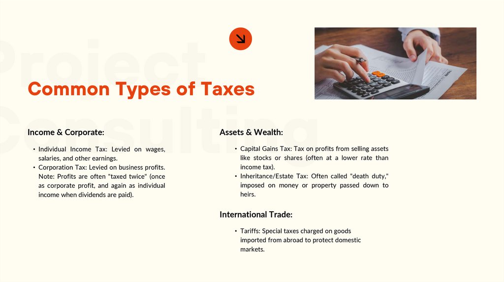 Types of Taxes Ісаєнко - презентация онлайн