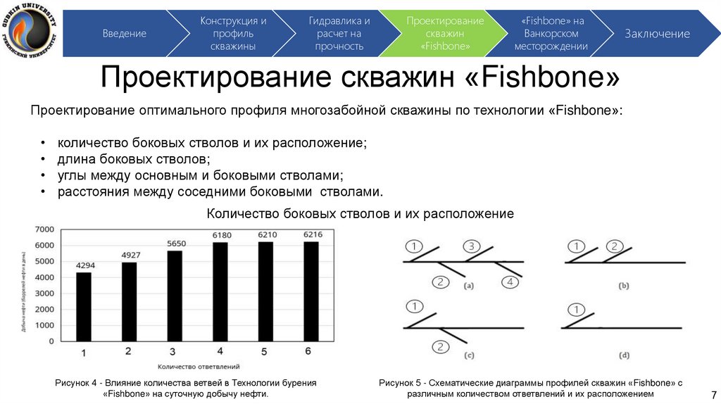 Проектирование скважин «Fishbone»