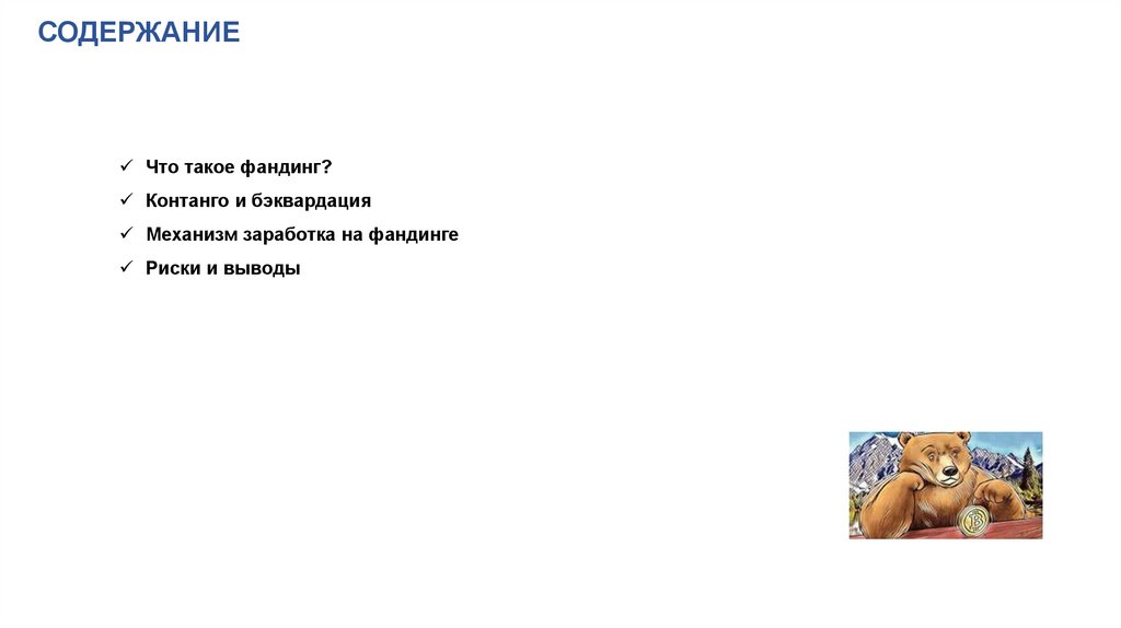 СОДЕРЖАНИЕ