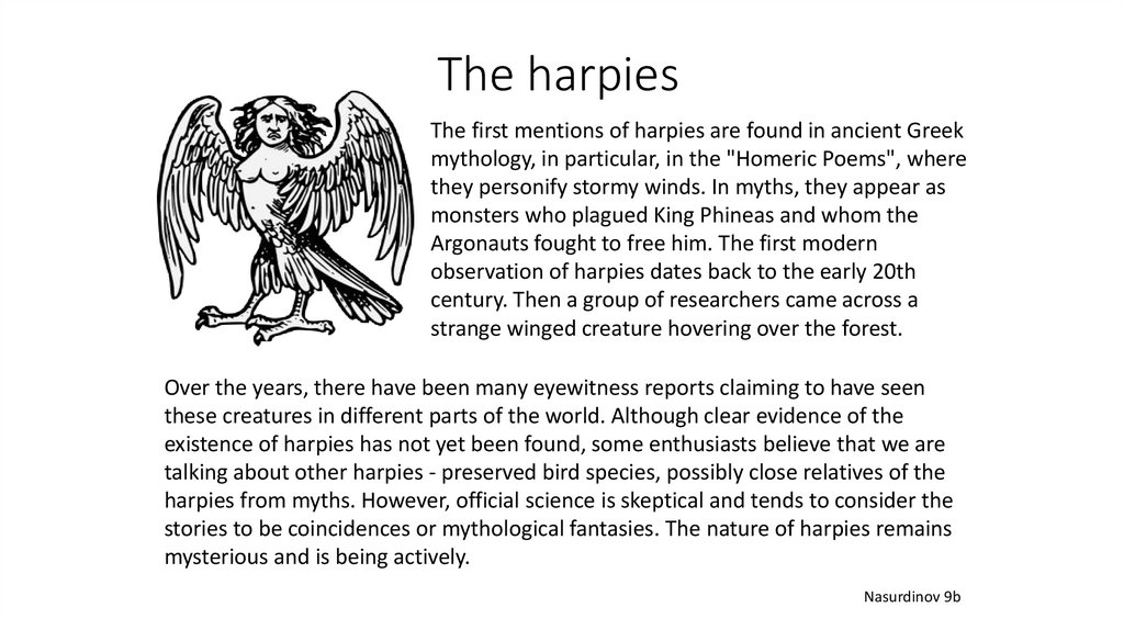 The harpies