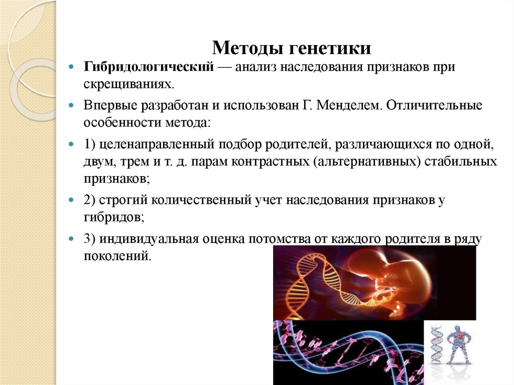 Методы генетики