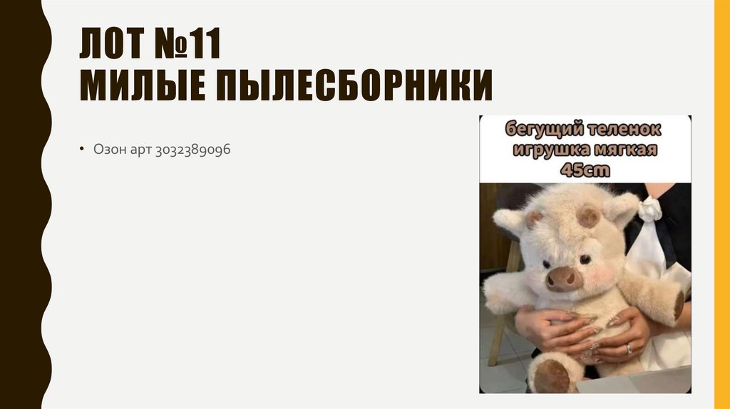 Лот №11 милые пылесборники