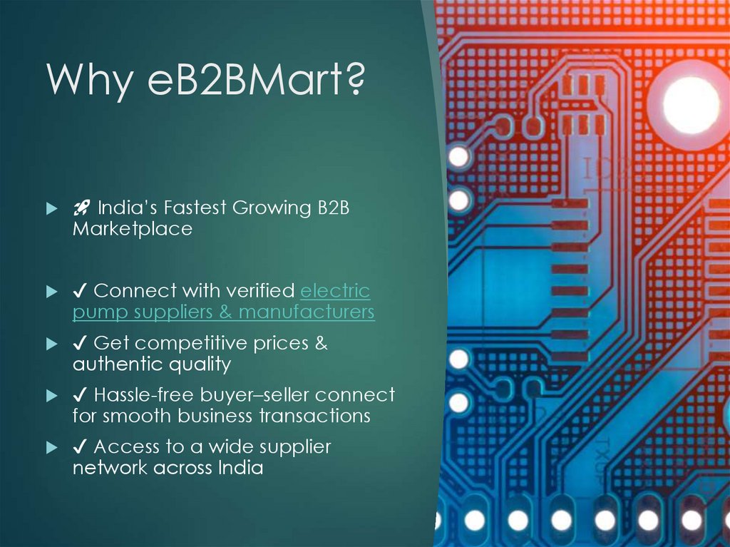 Why eB2BMart?