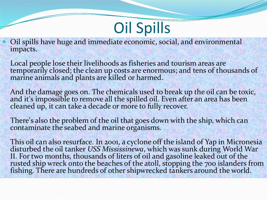 Oil Spills