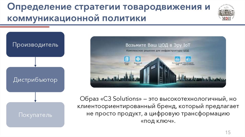 Определение стратегии товародвижения и коммуникационной политики