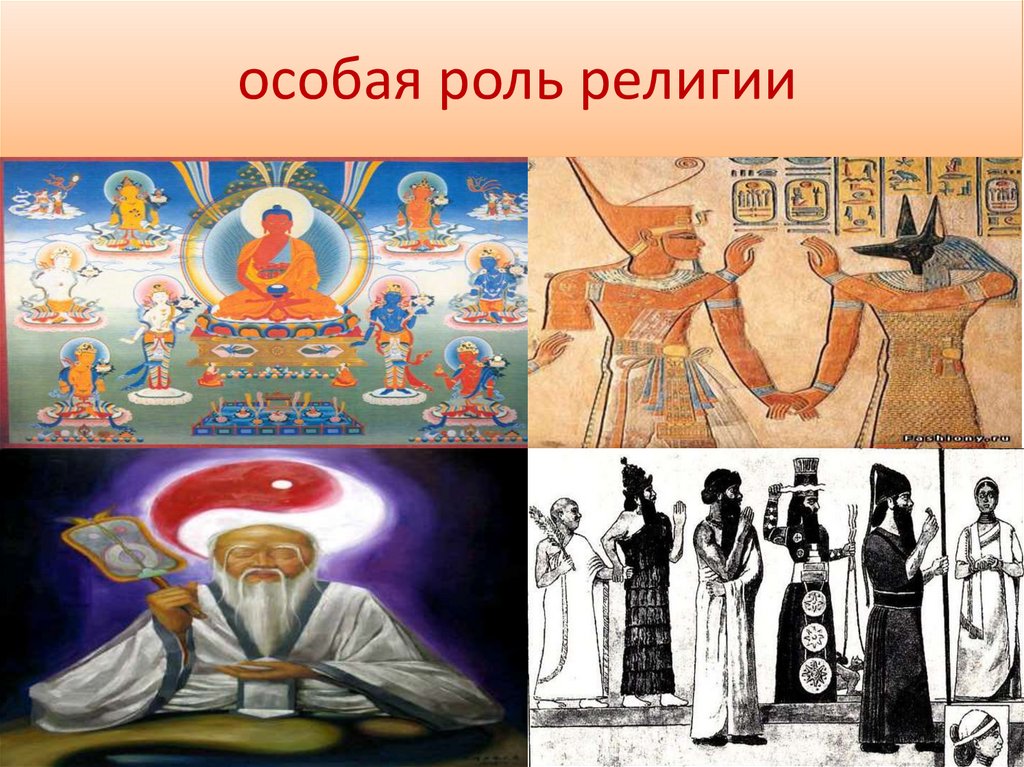 особая роль религии