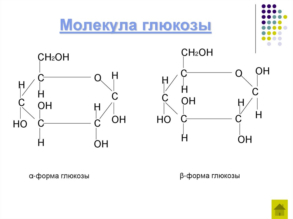 Молекула глюкозы