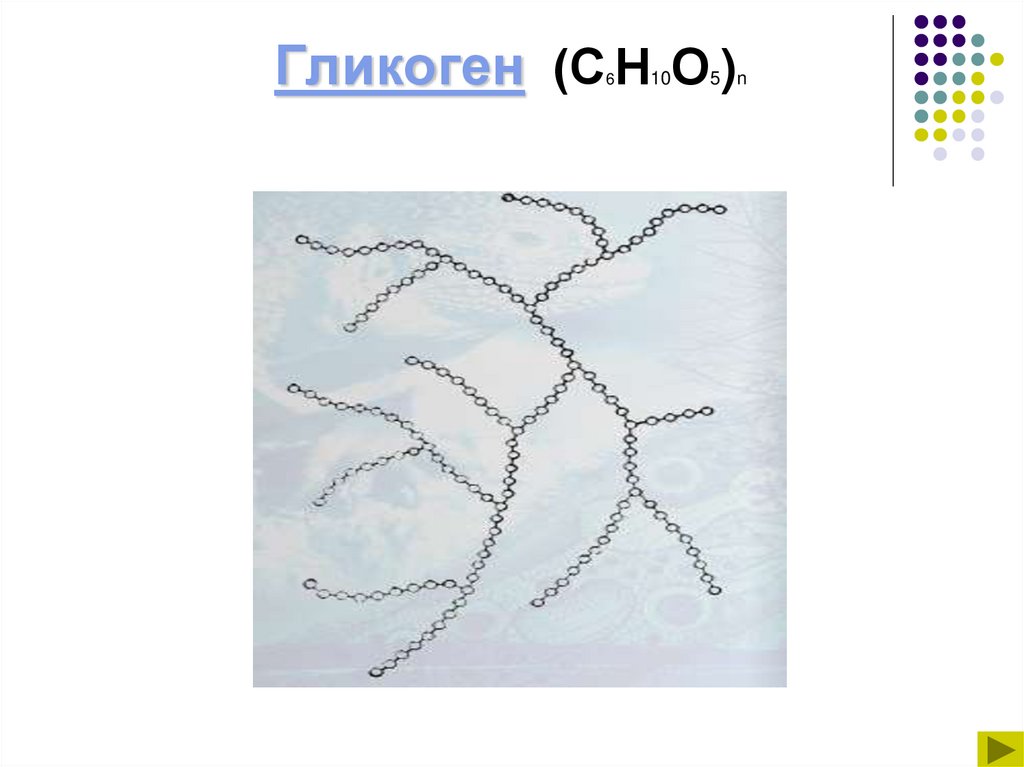 Гликоген (С6Н10О5)n