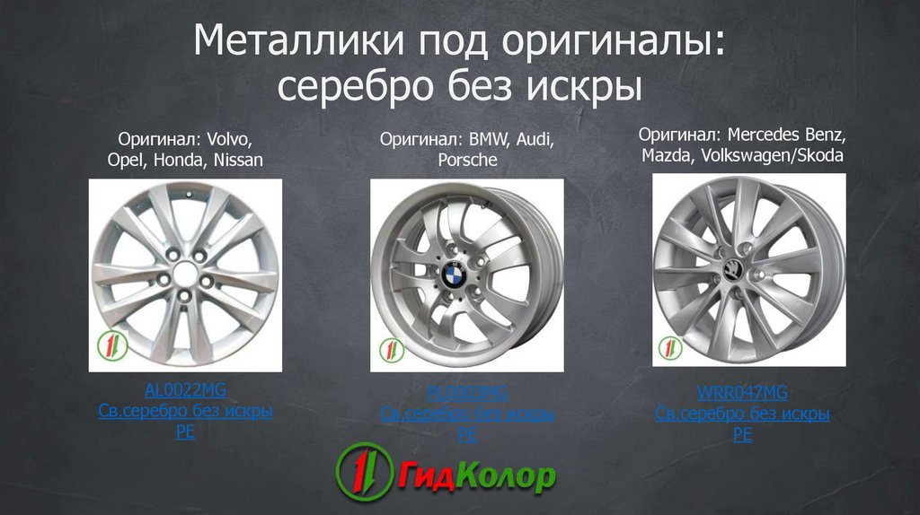 Металлики под оригиналы: серебро без искры