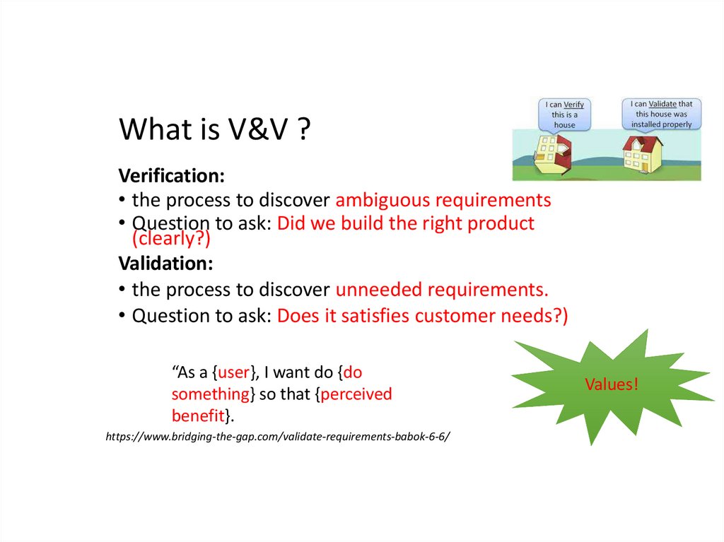 What is V&V ?