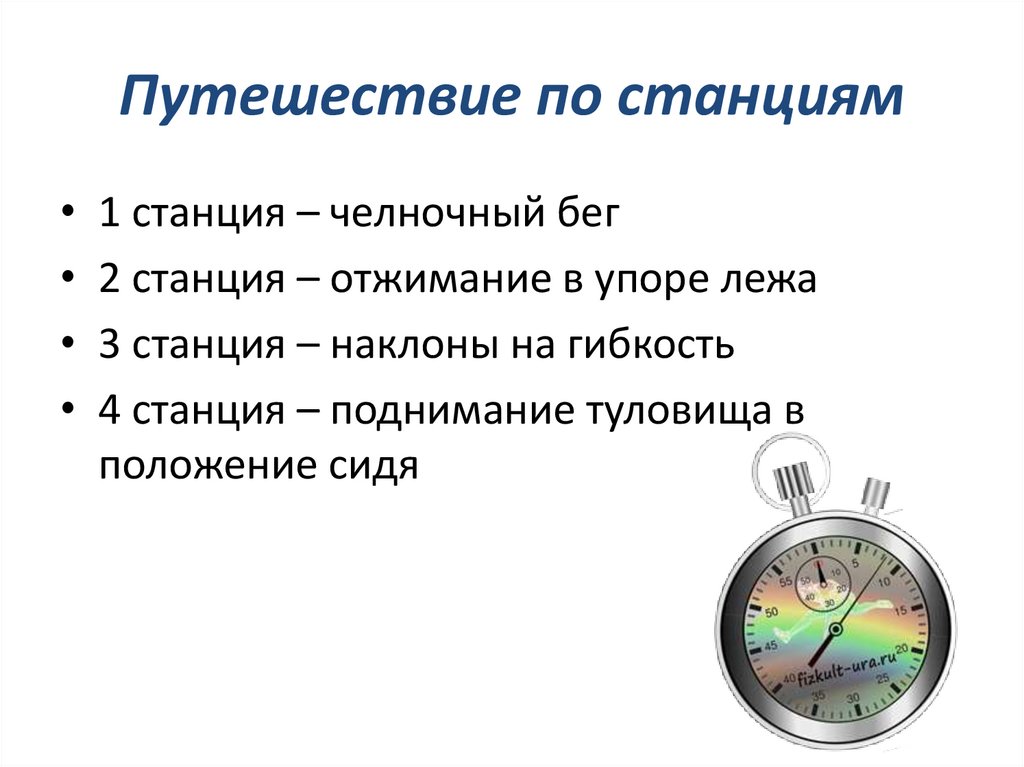 Путешествие по станциям