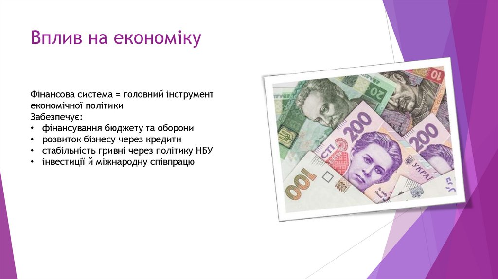 Вплив на економіку