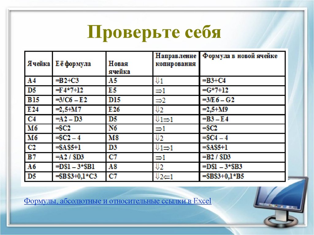 Проверьте себя