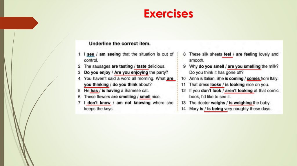 Exercises