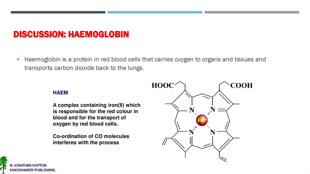 Discussion: HAemoglobin